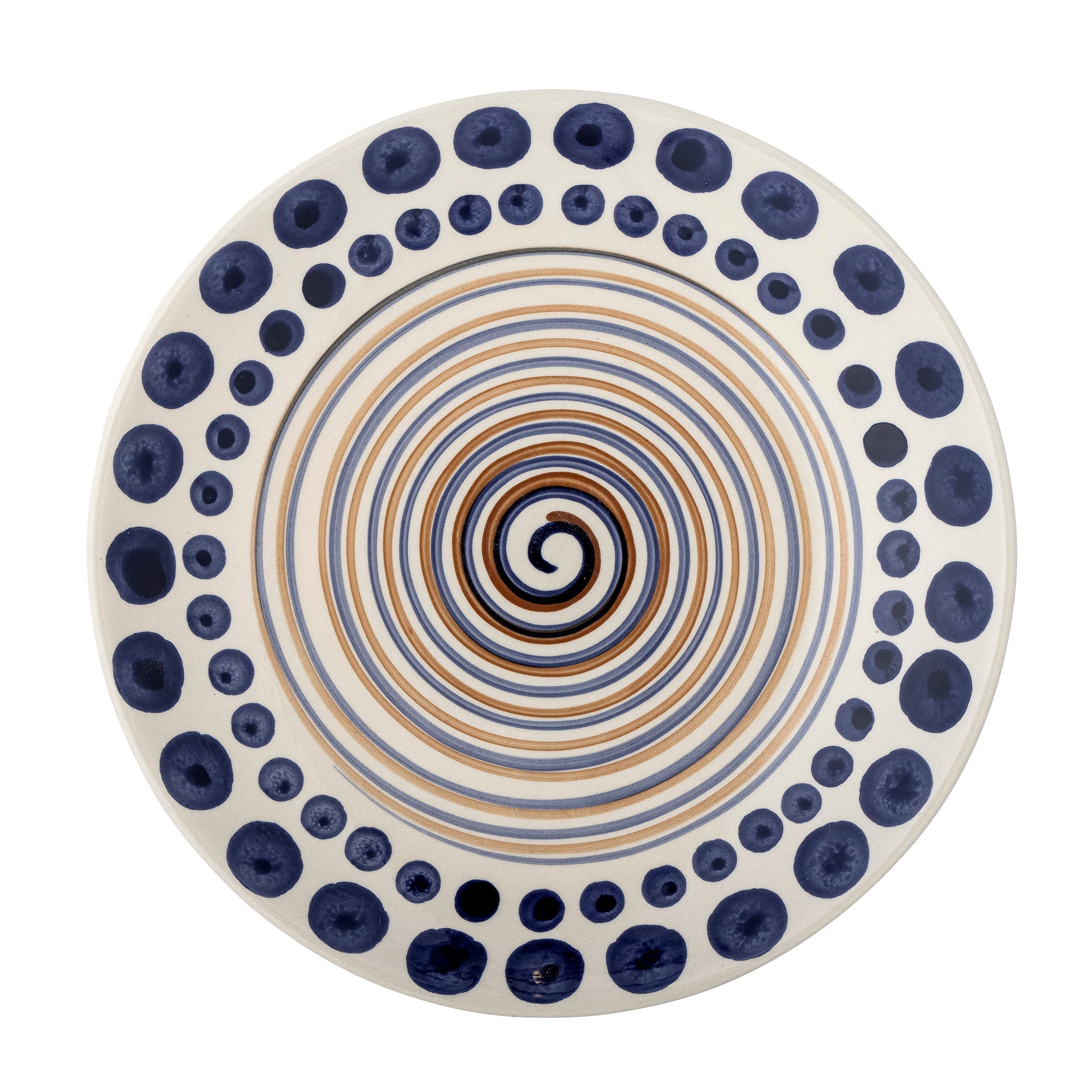 Shama - Set of 6 Plates - Multicolour - Stoneware