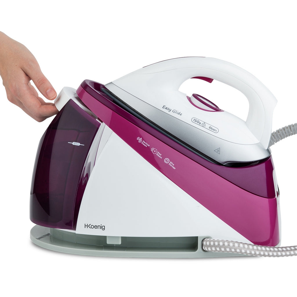 Steam Generator Iron 6 Bar - Mauve/White