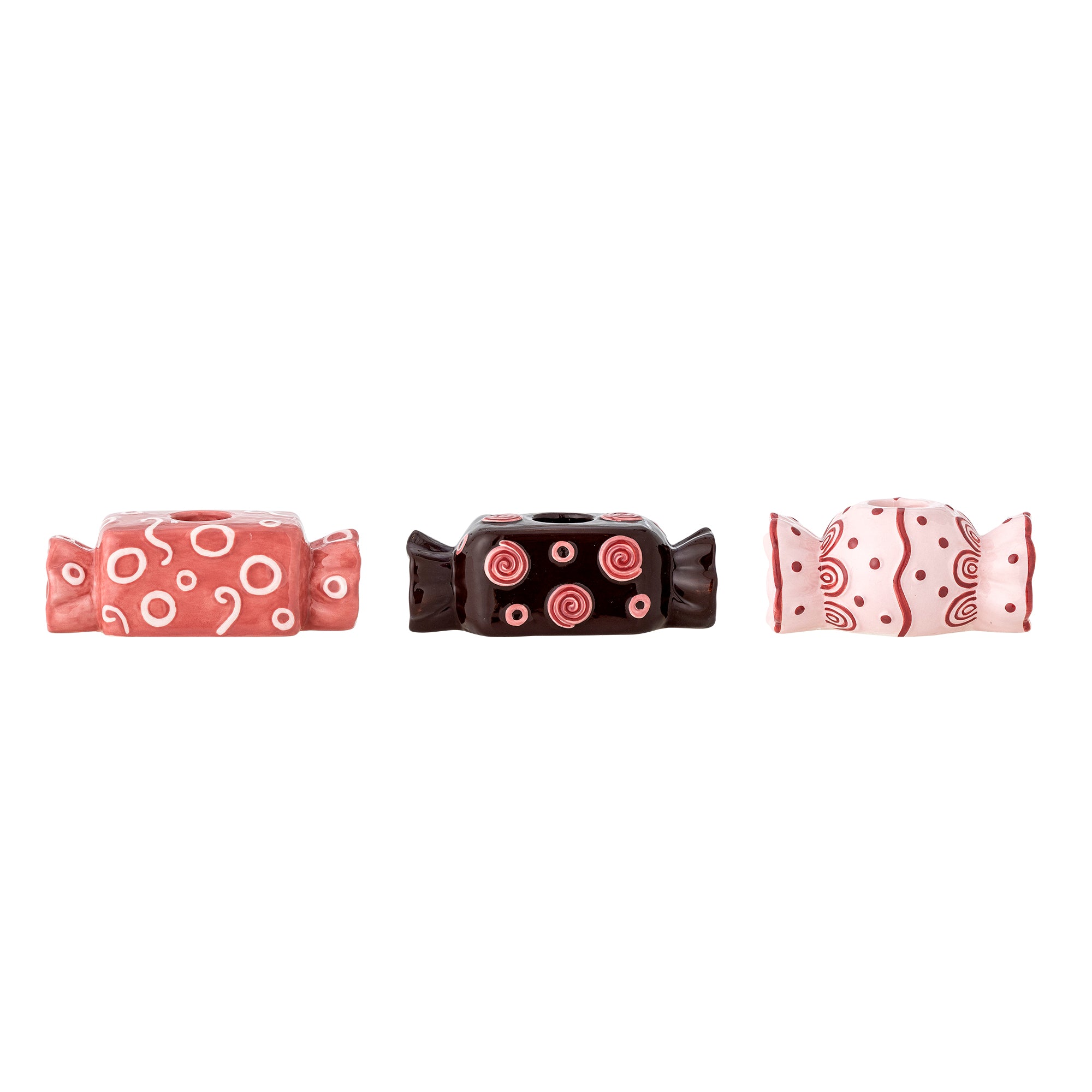 Maiano - Portavelas - Rosa Empolvado - Cerámica