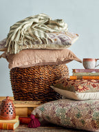 Maisa - Cushion - Brown - Cotton