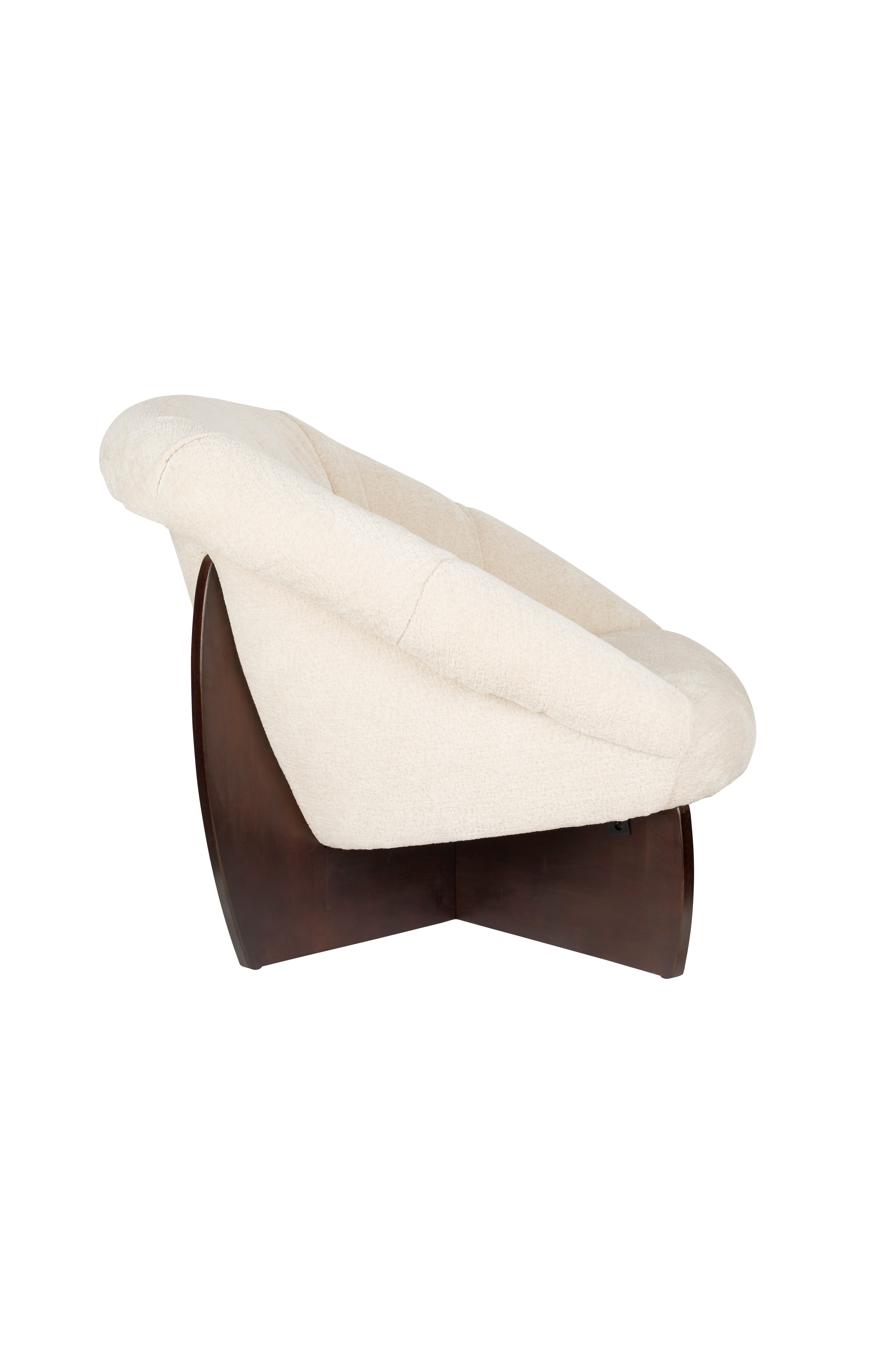 Emilius - Sillón lounge - Tela - Beige