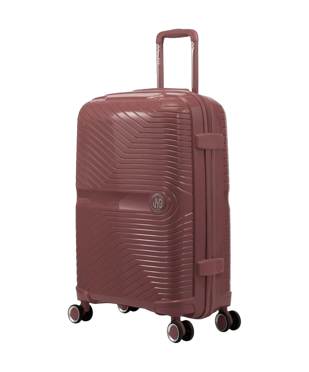 Maleta de cabina Signature GYL rosa dorado vista en tres cuartos