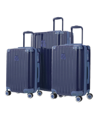 Set of 3 rigid Intemporelle navy suitcases cabin, medium and large GYL