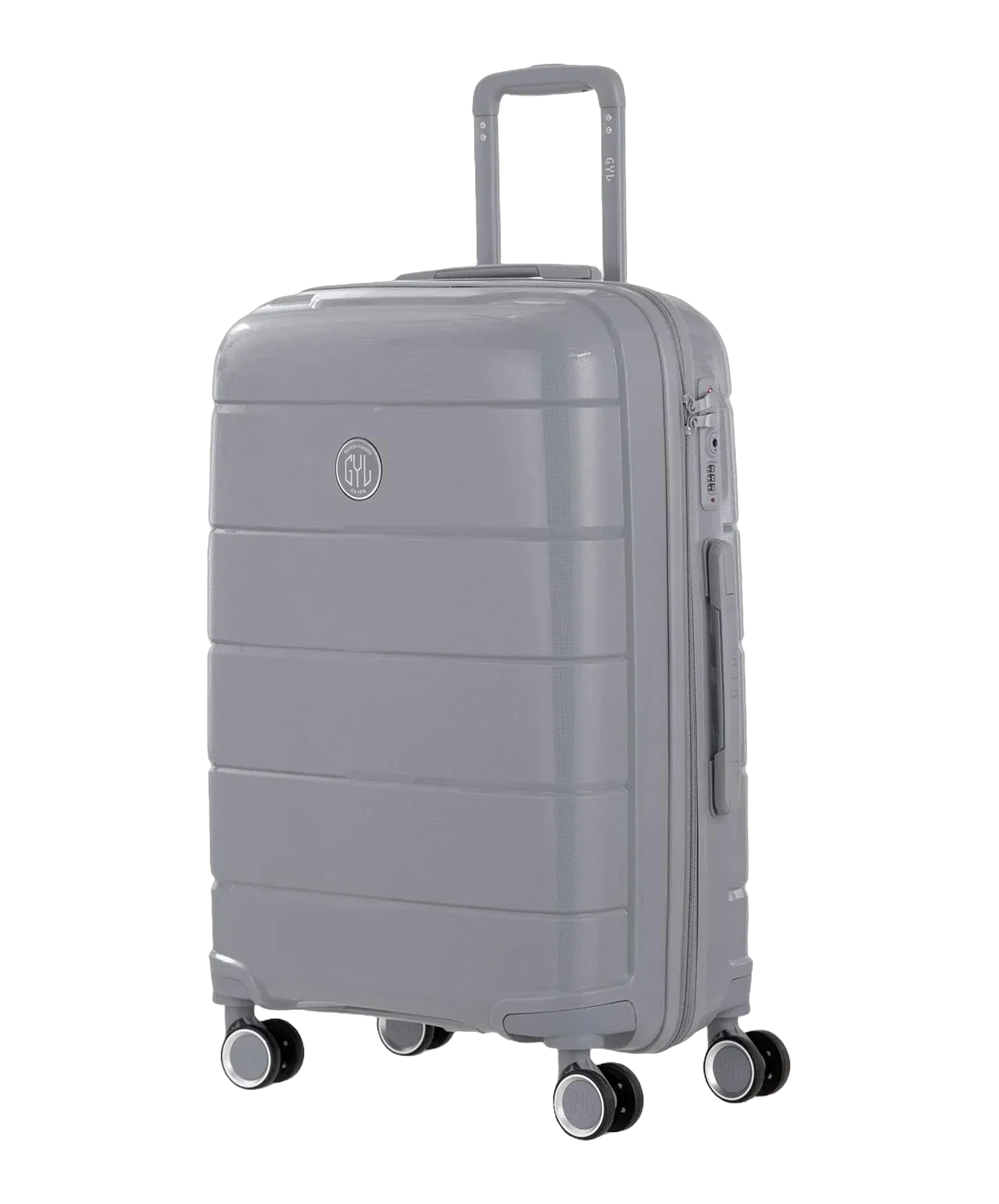Valise soute Citadine GYL argent vue trois quarts