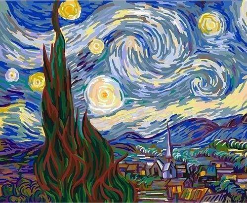 Paint by Numbers - Van Gogh Starry Night