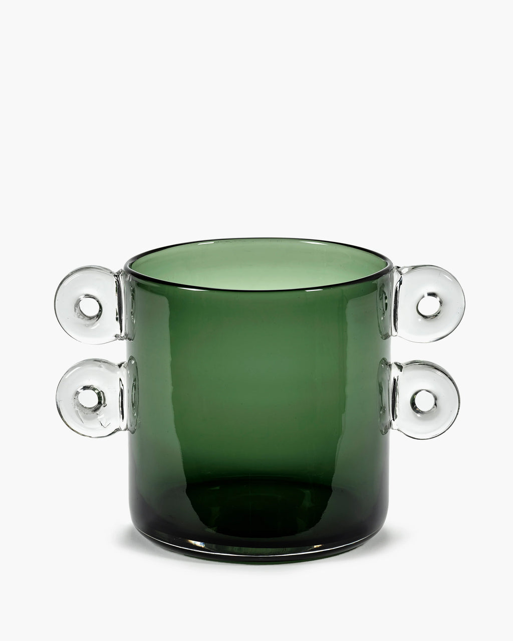 Wind & Fire - Vase - Glass - Dark Green