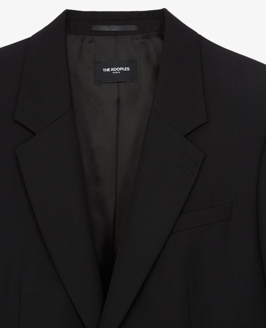 The Kooples - Black Wool Blazer Jacket - Men