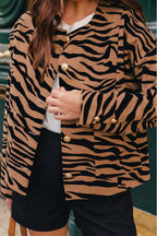 Chaqueta Charonne Terciopelo Cebra