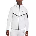 Veste De Survêtement Nike Tech Fleece Full Zip Hoodies - Gris Clair, Noir