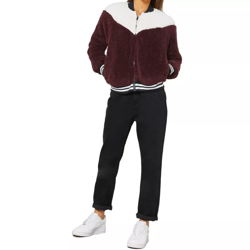 Nike Women's NSW Wolf Track Jacket - Burgundy