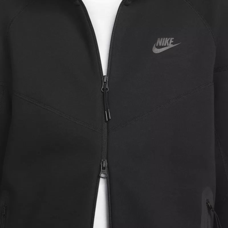 Tech Fleece Full Zip Track Jacket - Black