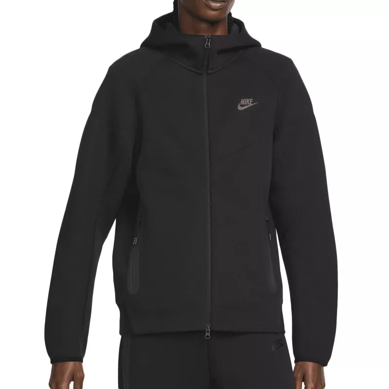 Tech Fleece Full Zip Track Jacket - Black