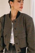 Veste Muriel Echiquier Camel