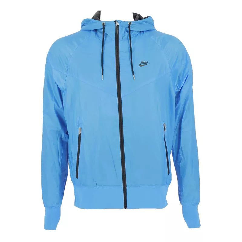 Nike Windrunner Jacket - Navy Blue, Red.