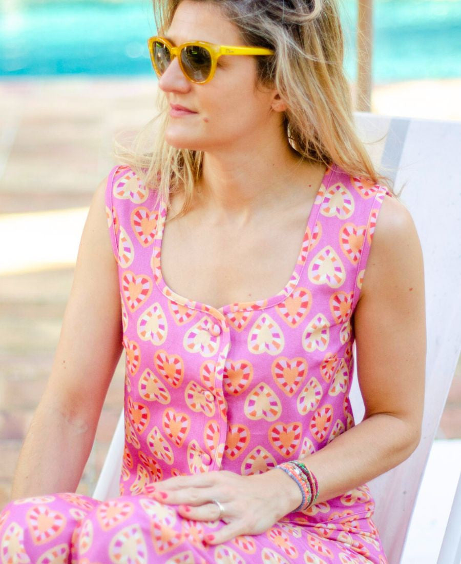 Blouse Selene coeurs