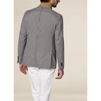 Fursac - Veste En Laine À Carreaux Vichy - Chocolat - Homme