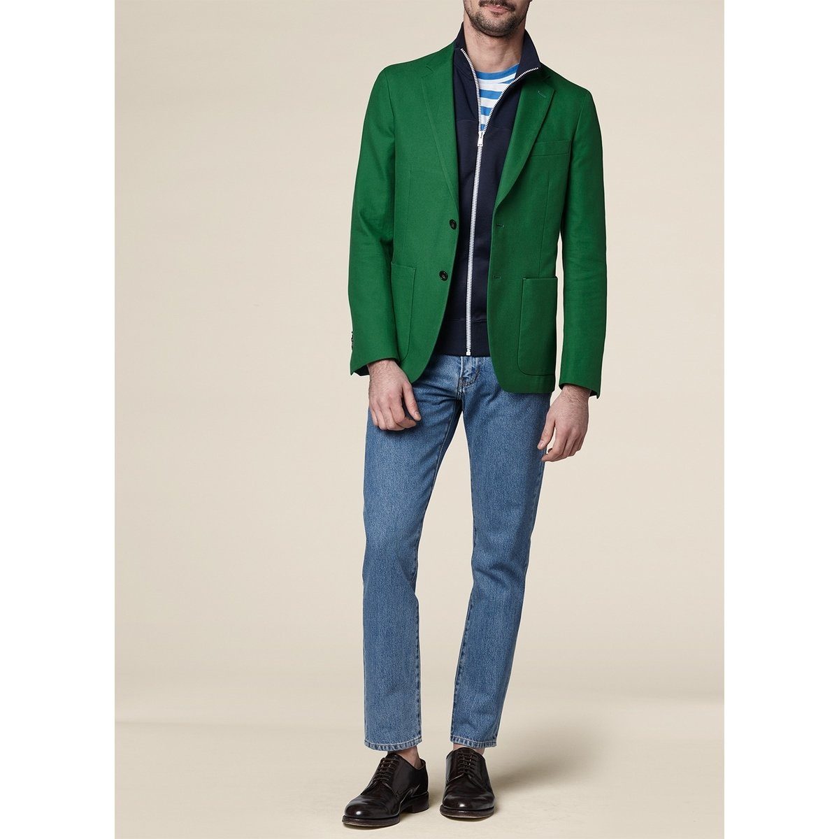 Fursac - Slim Fit Jacket - Emerald - Men