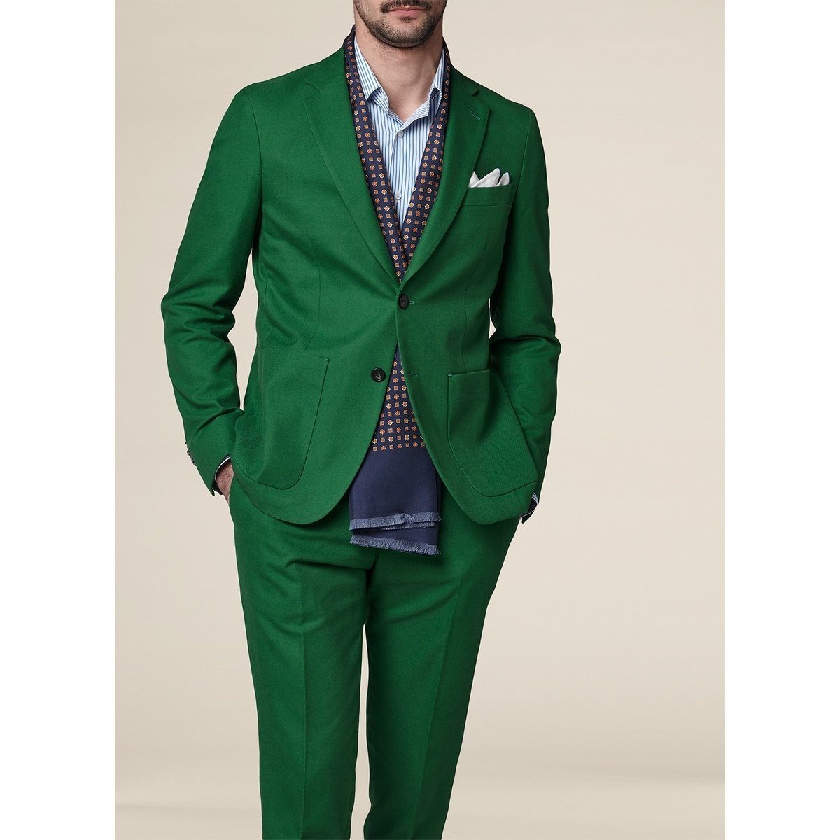 Fursac - Slim Fit Jacket - Emerald - Men