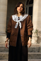 Veste Valentin Matelasse Marron