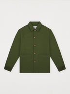 Unisex Embroidered Jacket Painter Olive
