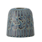 Samsin - Set of 6 Candle Holders - Blue - Stoneware