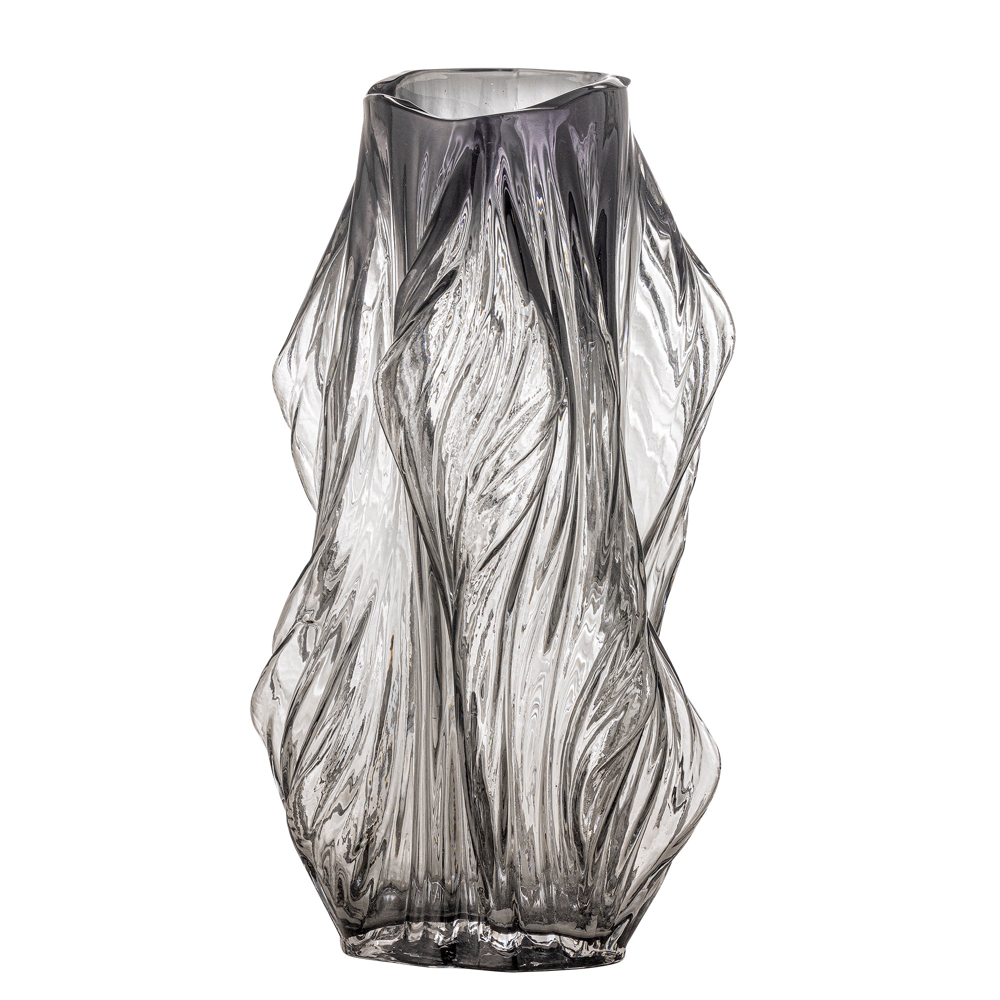 Tulla - Vase - Grey - Glass