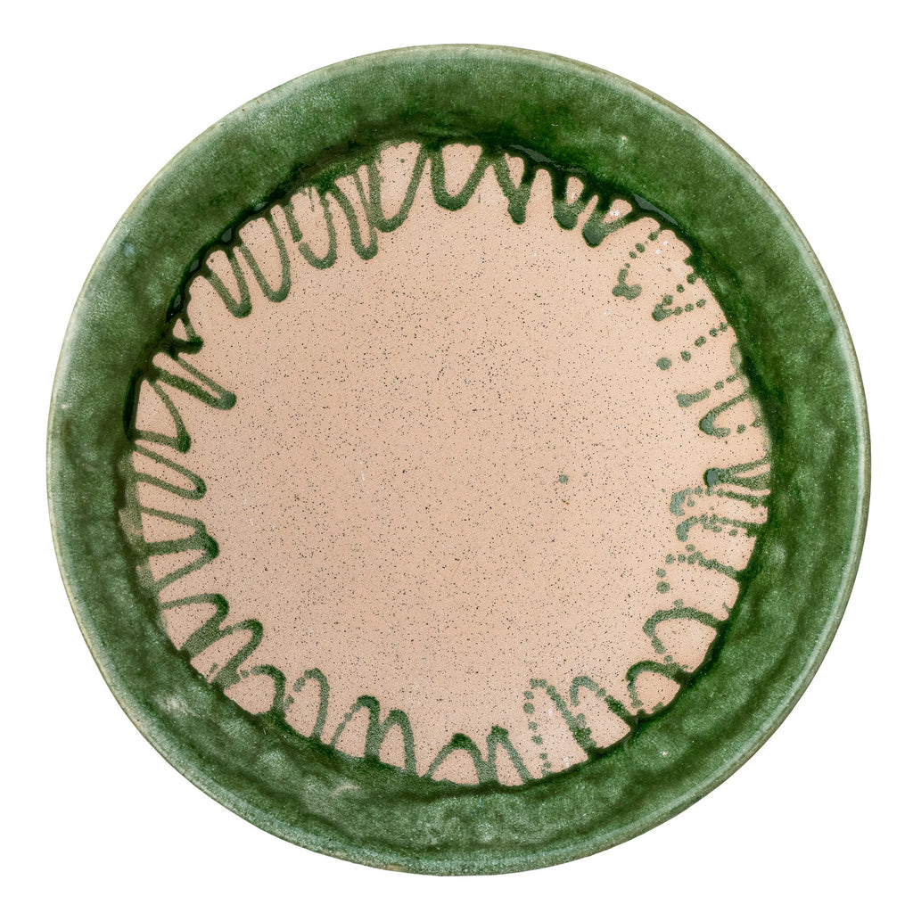 Moez - Set of 2 Bowls - Green - Stoneware