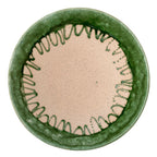 Moez - Set of 2 Bowls - Green - Stoneware
