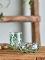 Rondha - Bowl - Green - Glass