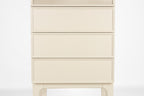 June 1 Porte 3 Tiroirs - Armoire - Chêne massif - Beige