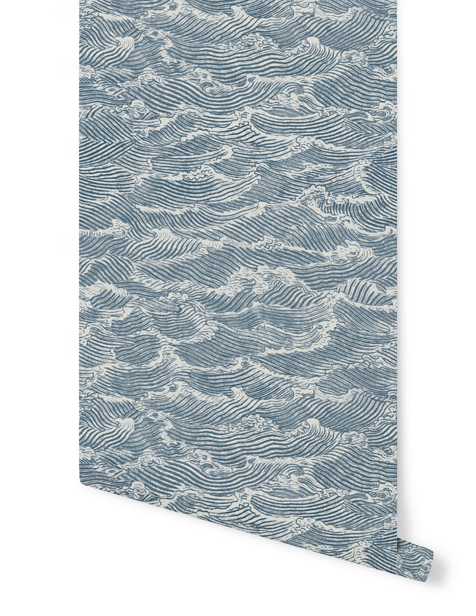 Rollo de Papel Pintado Waves - Océano