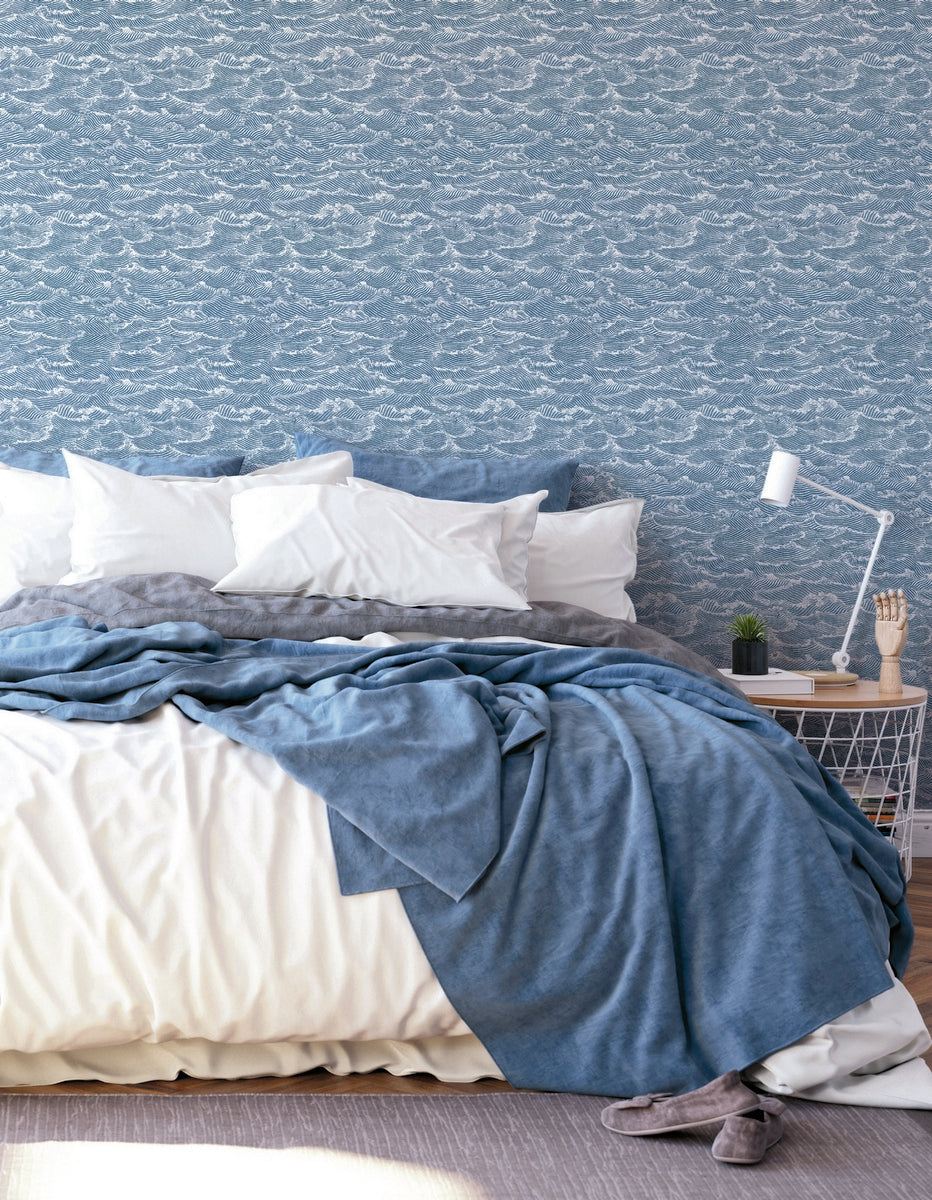 Rollo de Papel Pintado Waves - Océano