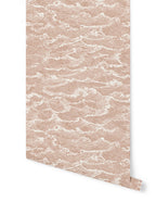 Rollo de Papel Pintado Waves - Coral