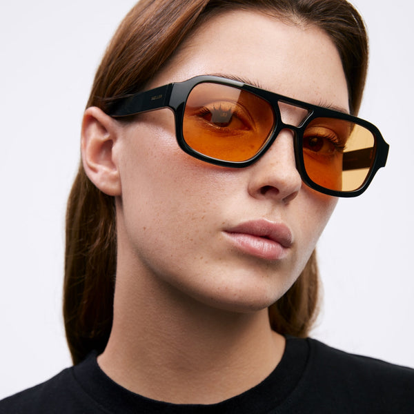 Lunettes De Soleil Lunettes De Soleil Shipo - Noir Orange