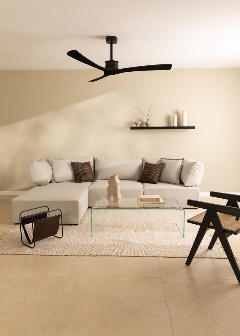 Wind Large Dc - Ventilateur De Plafond 40W Silent Xl Wifi - Noir