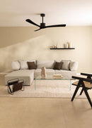 Wind Large Dc - Ventilateur De Plafond 40W Silent Xl- Noir