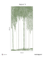 Mural Woods - Verde bosque