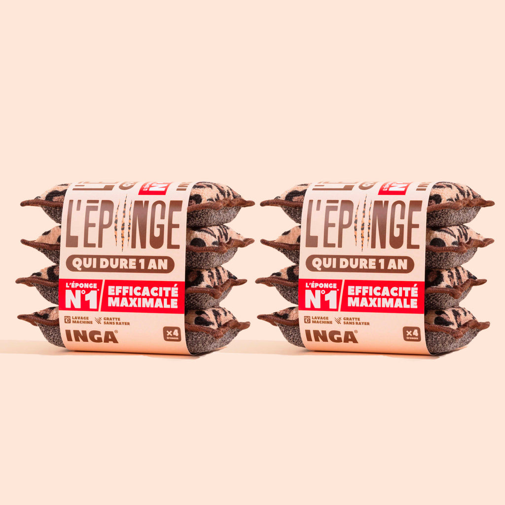 Nuevo - Esponjas Lavables 4 Leopardo