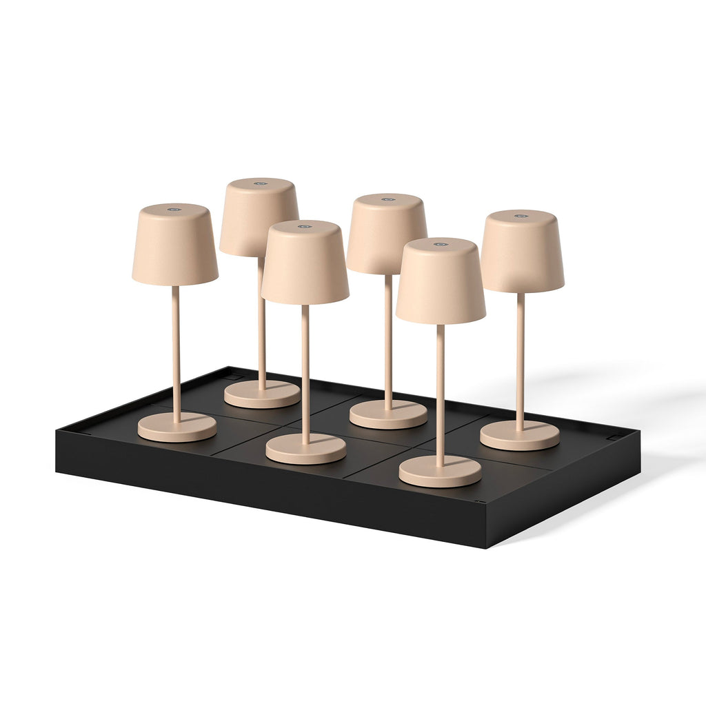 Kelly Mini - Lámpara de mesa inalámbrica - Acero - Beige