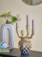 Medusa - Candle Holder - Gold - Polyresin