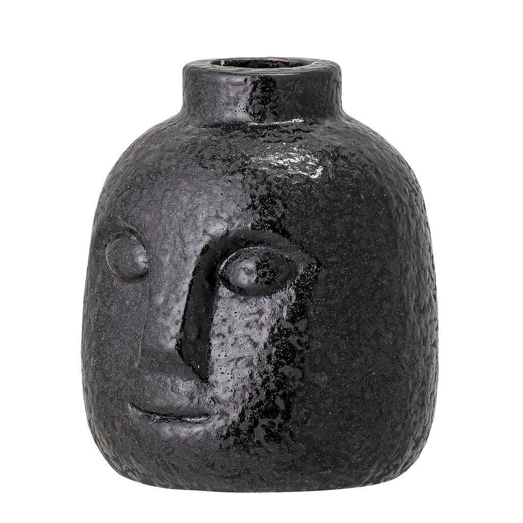 Eliot - Set of 12 Candle Holders - Black - Stoneware