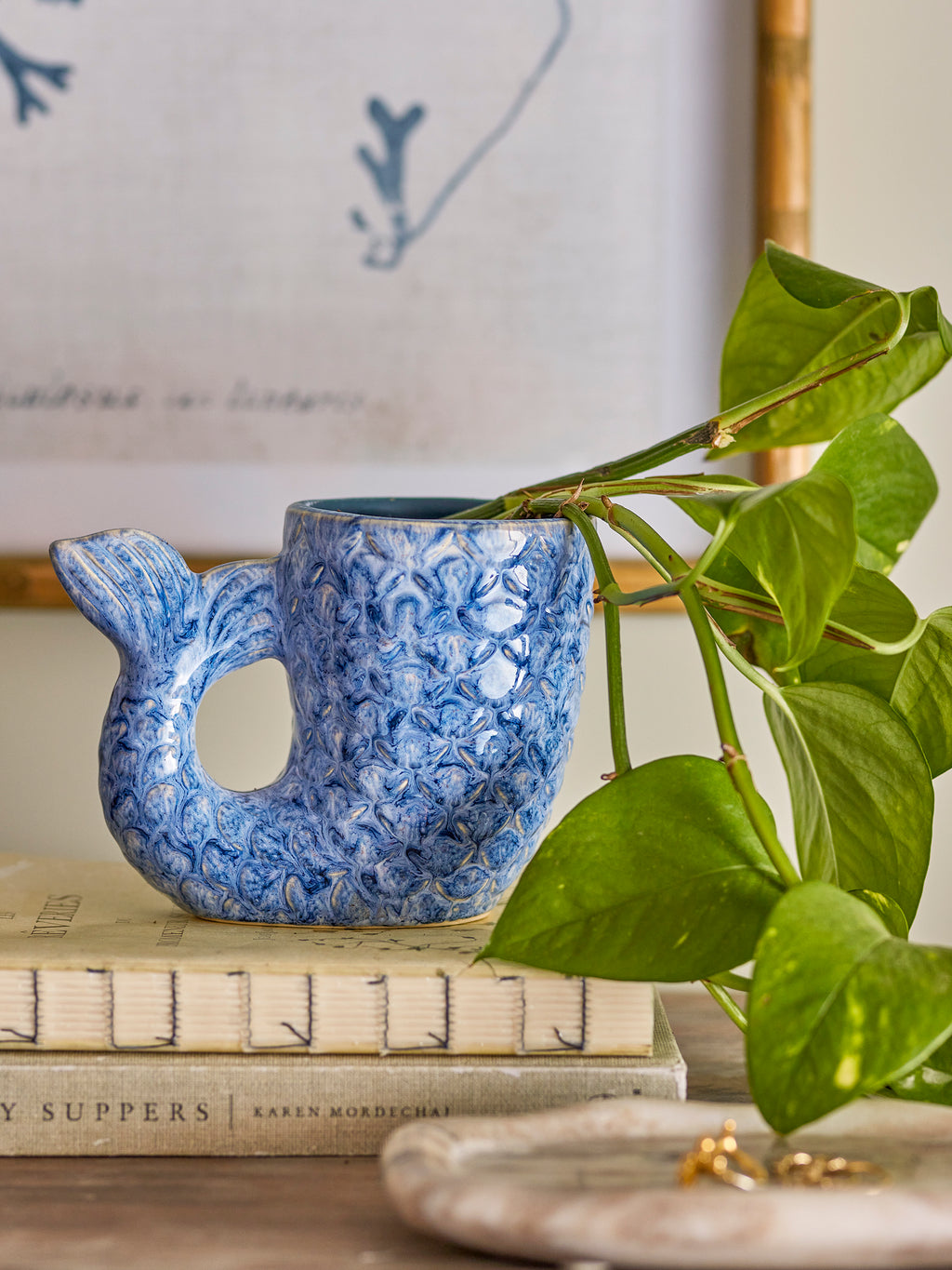 Ariella - Vase - Blue - Stoneware