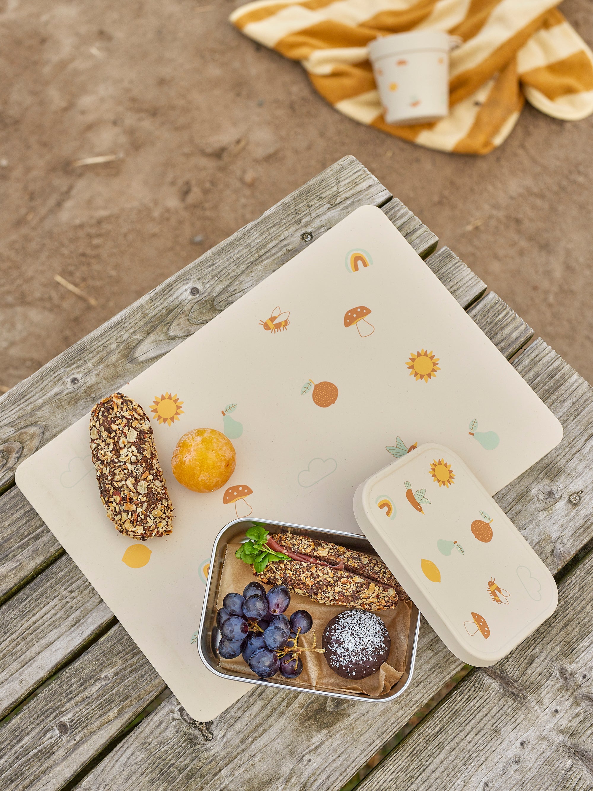 Agnes - Set of 4 Lunch Boxes - Multicolour - Stainless Steel