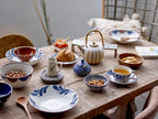 Camellia - Deep Plate - Blue - Porcelain