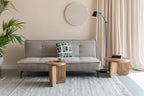 Cielke - 3-Seater Sofa Bed - Polyester - Beige