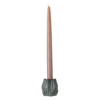 Hadya - Lot de 12 Bougeoirs - Bleu - Grès