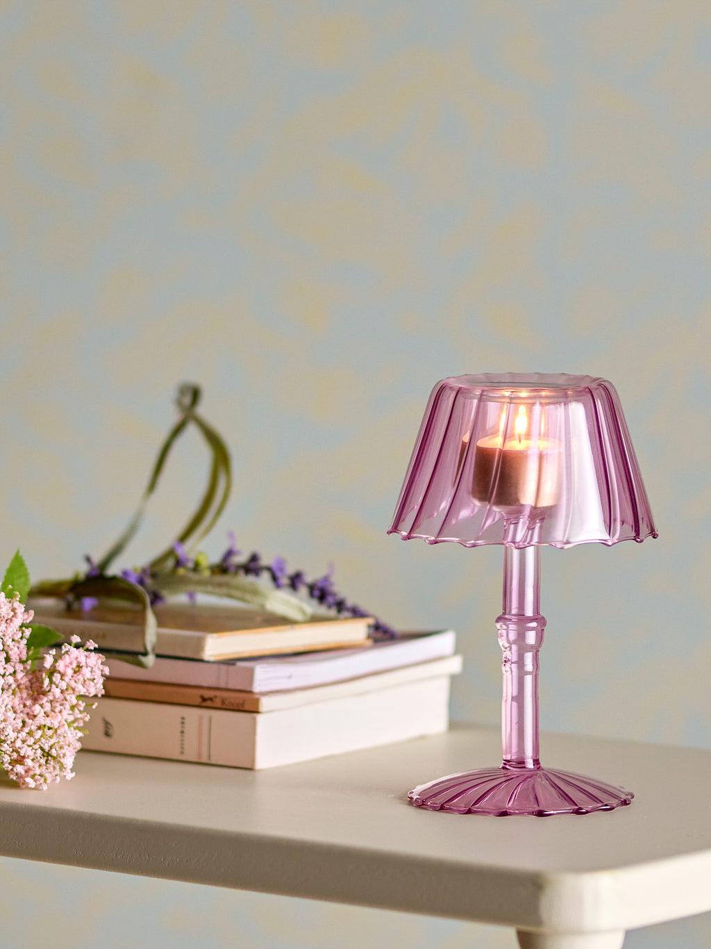 Cisco - Votive - Powder Pink - Glass