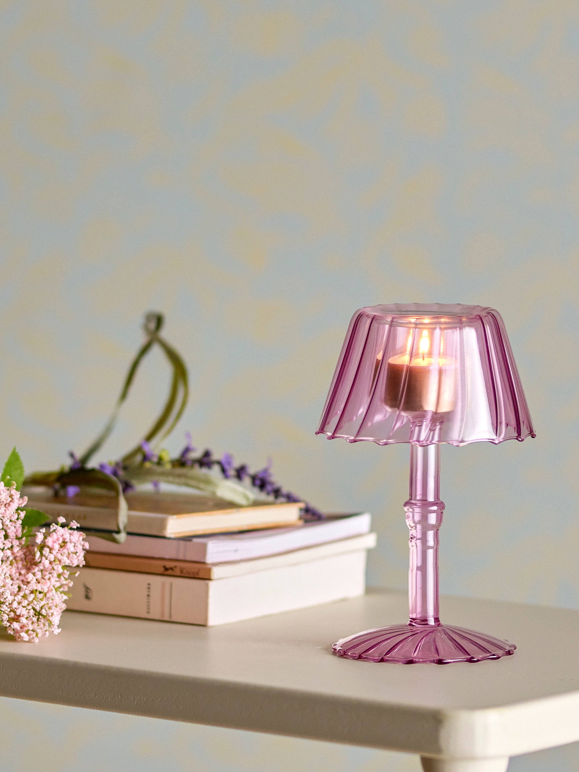 Cisco - Votive - Powder Pink - Glass