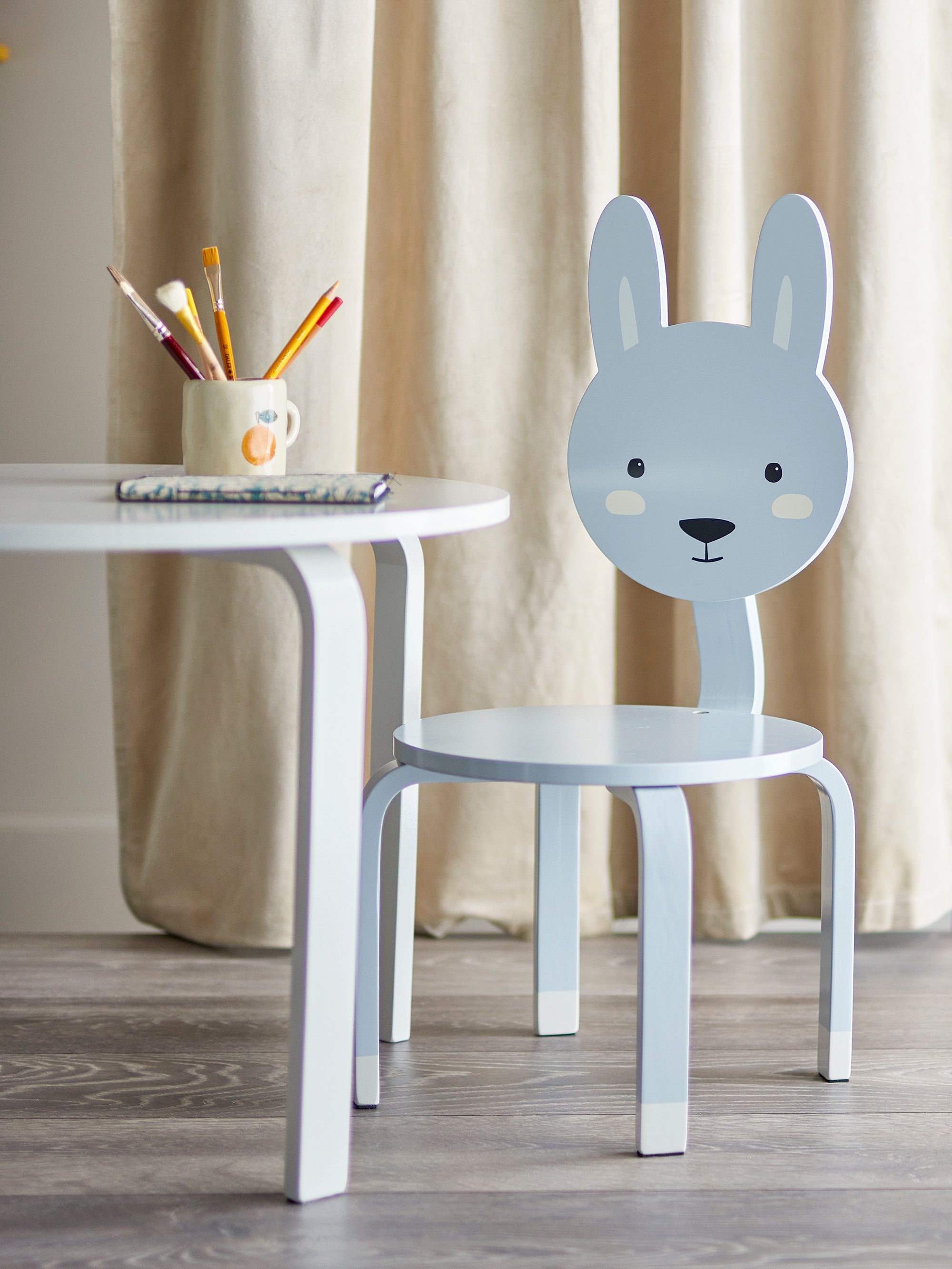 Marle - Silla - Gris - Mdf Fsc®100%