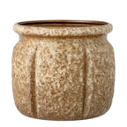 Ritza - Set of 6 Plant Pot Covers - Brown - Stoneware